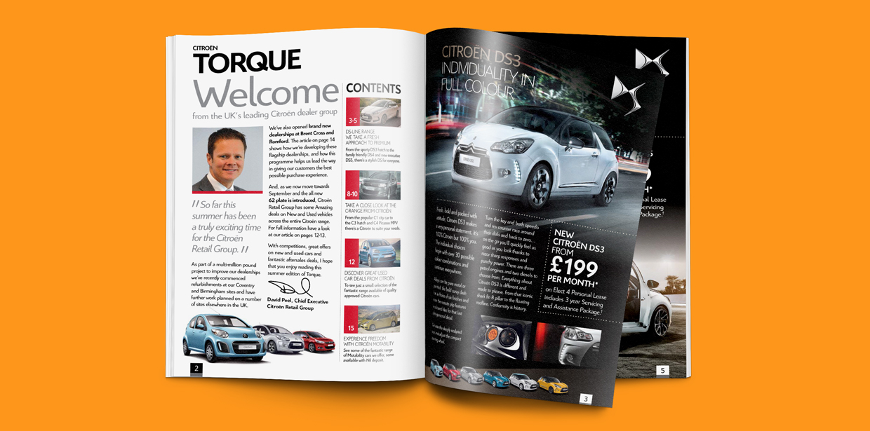 Citroen Newsletter Spread 1
