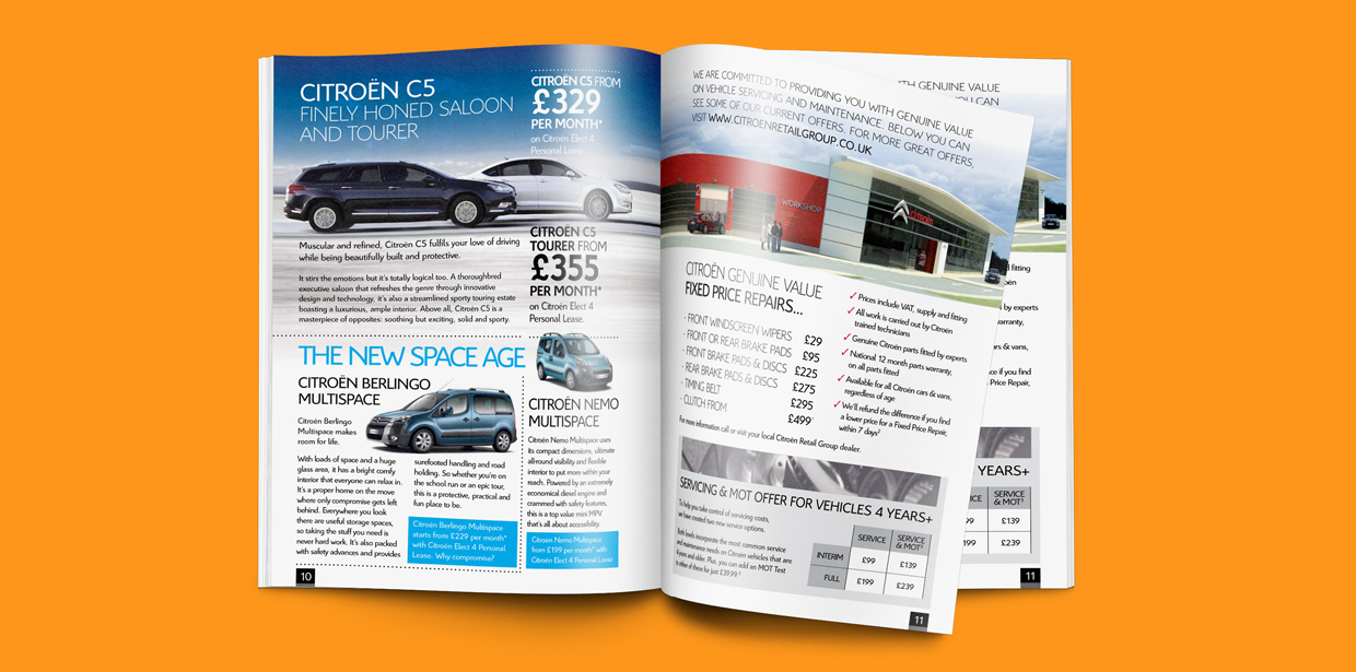 Citroen Newsletter Spread 4