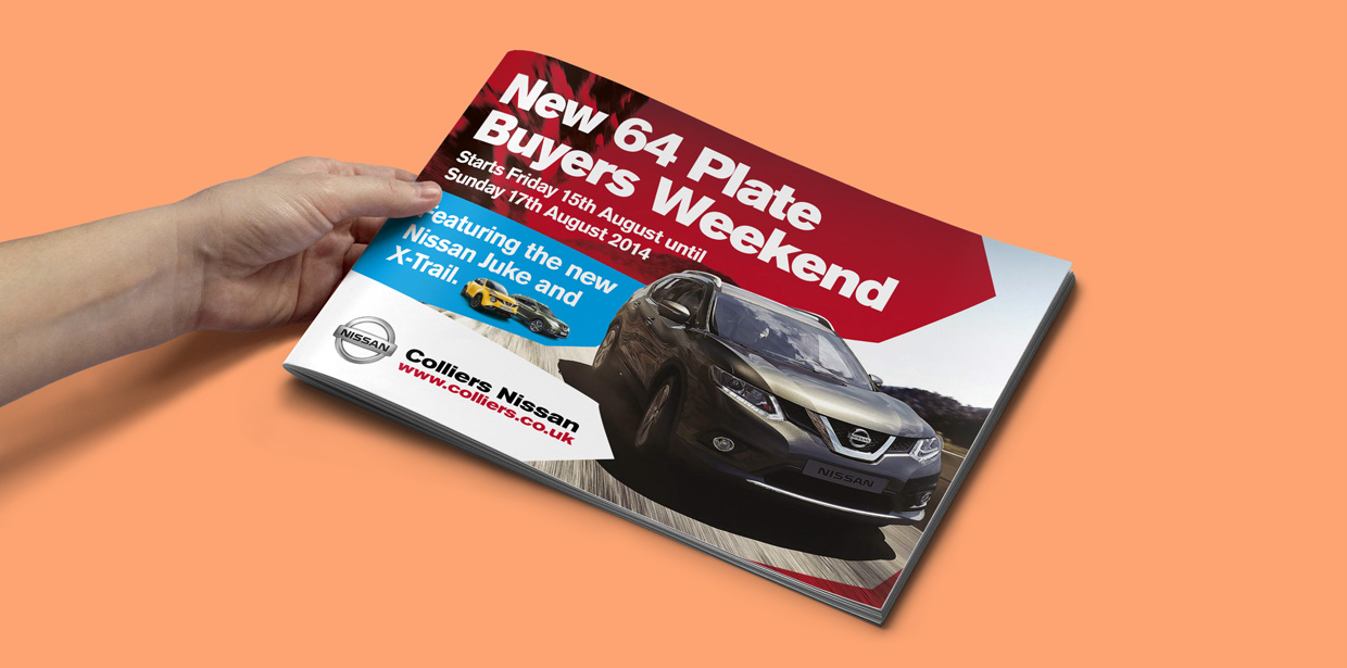 Colliers Nissan Mailer Front Cover