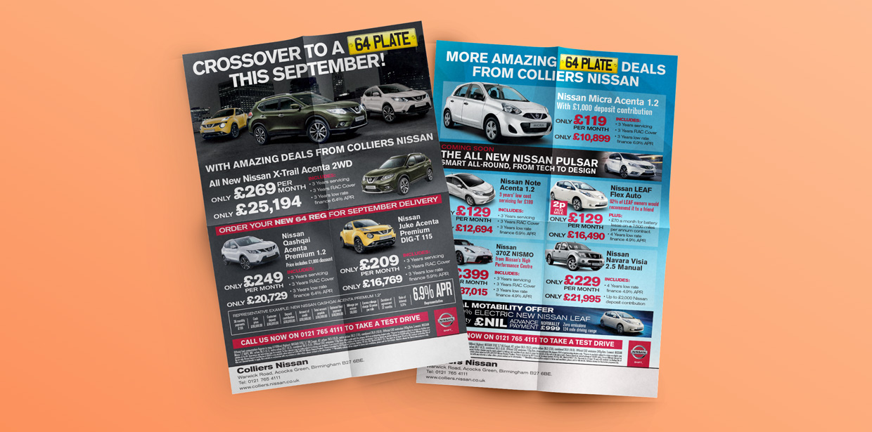 Colliers Nissan Direct Mailer