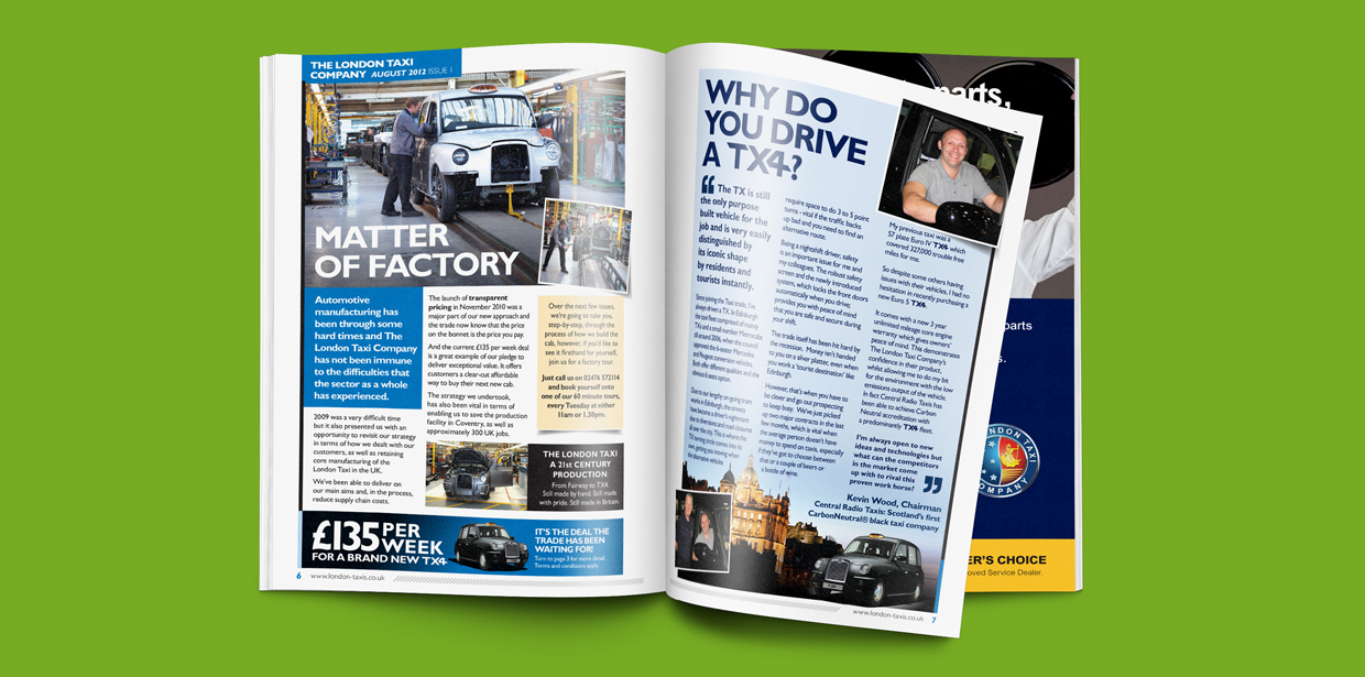 London Taxi Company Spread 1