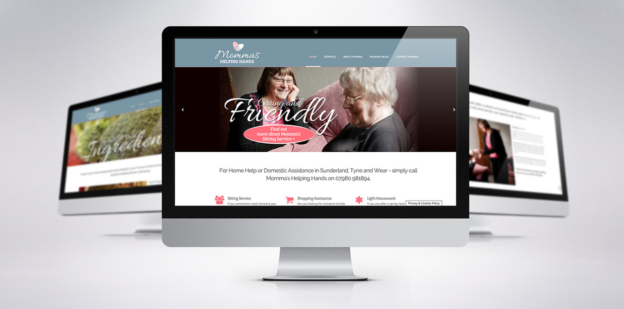 Start Up Company Website - Mommas